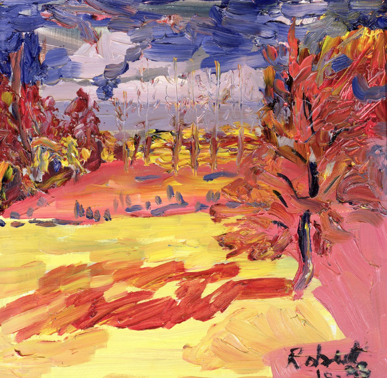 核桃树，1998年 作者 罗伯特·霍布豪斯
