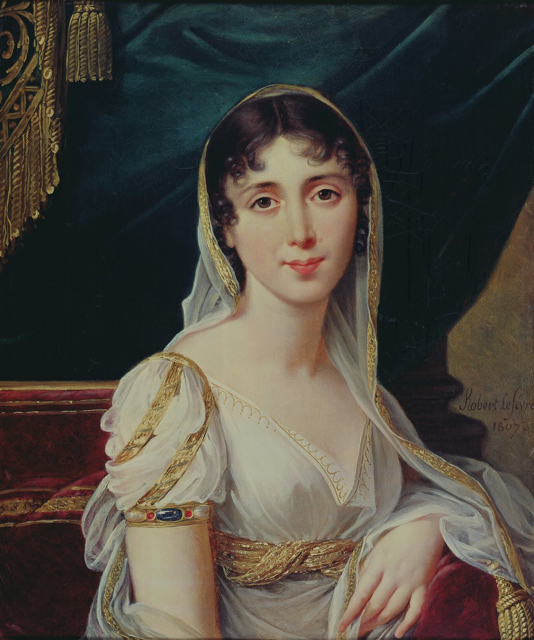 Desiree Clary（1781-1860）瑞典女王，1807年 作者 罗伯特·勒菲佛尔