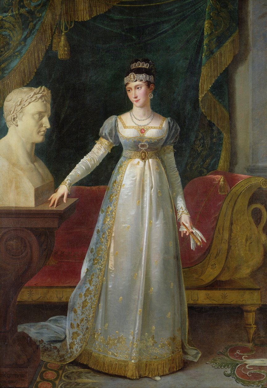 Marie Pauline Bonaparte（1780-1825）公主Borghese，1808年 作者 罗伯特·勒菲佛尔