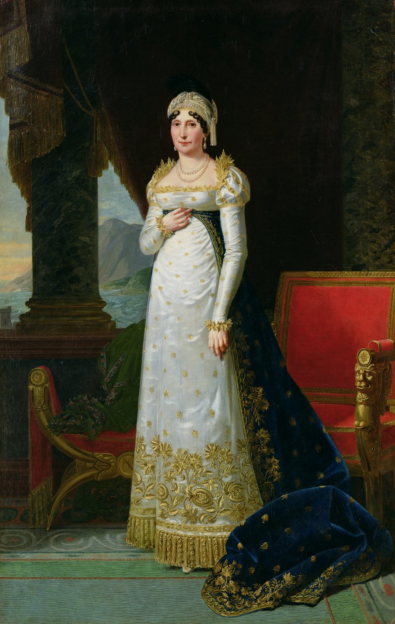 Marie-Laetitia Ramolino（1750-1836）1813 作者 罗伯特·勒菲佛尔