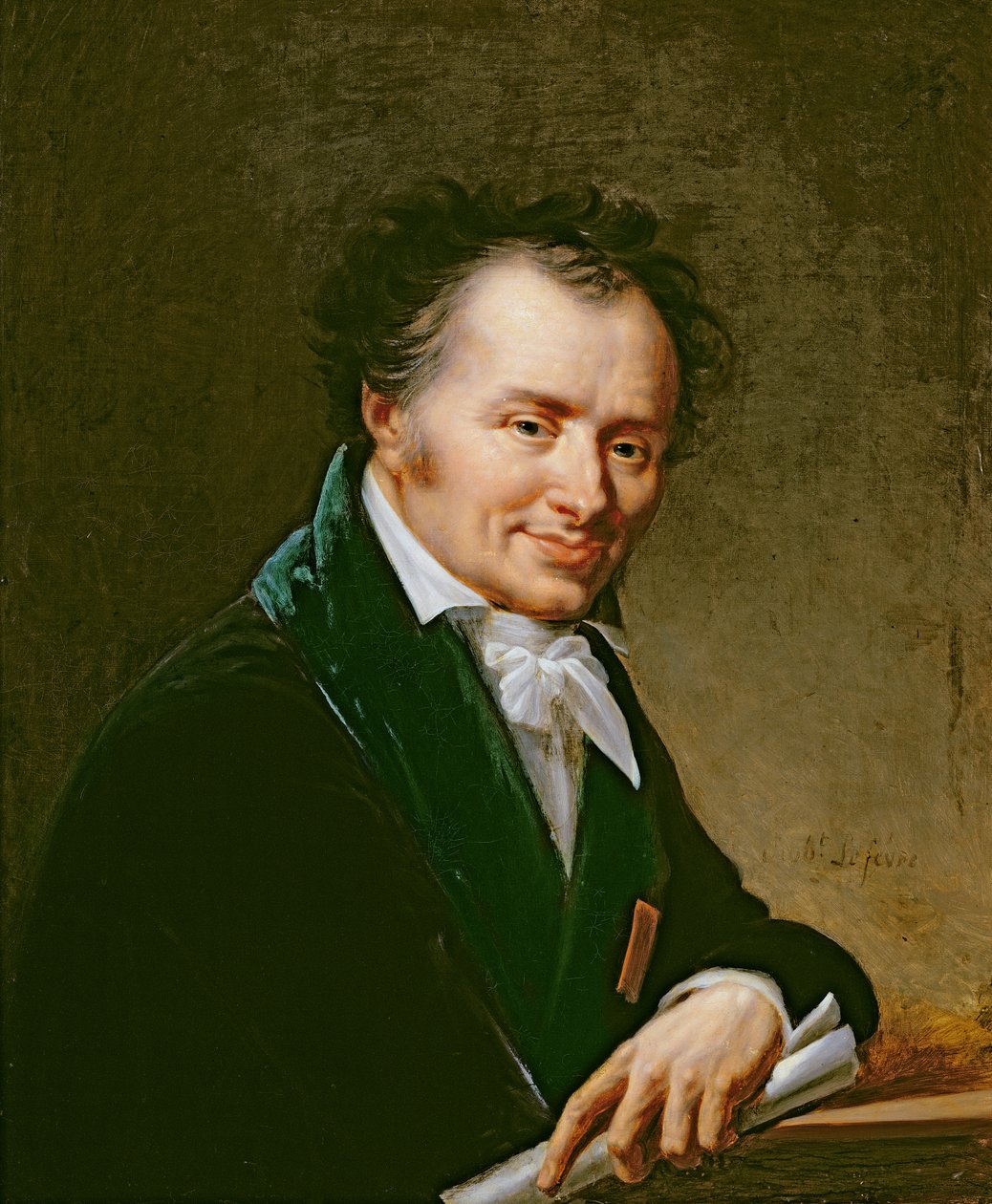 Dominique Vivant（1747-1825）Baron Denon，1808年的肖像 作者 罗伯特·勒菲佛尔
