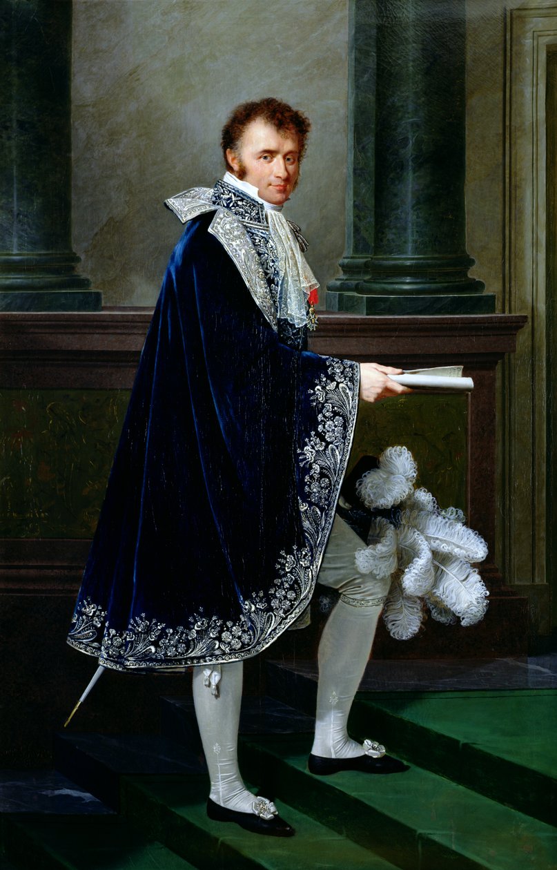 Francois-Nicolas Mollien（1758-1850）1806的肖像 作者 罗伯特·勒菲佛尔