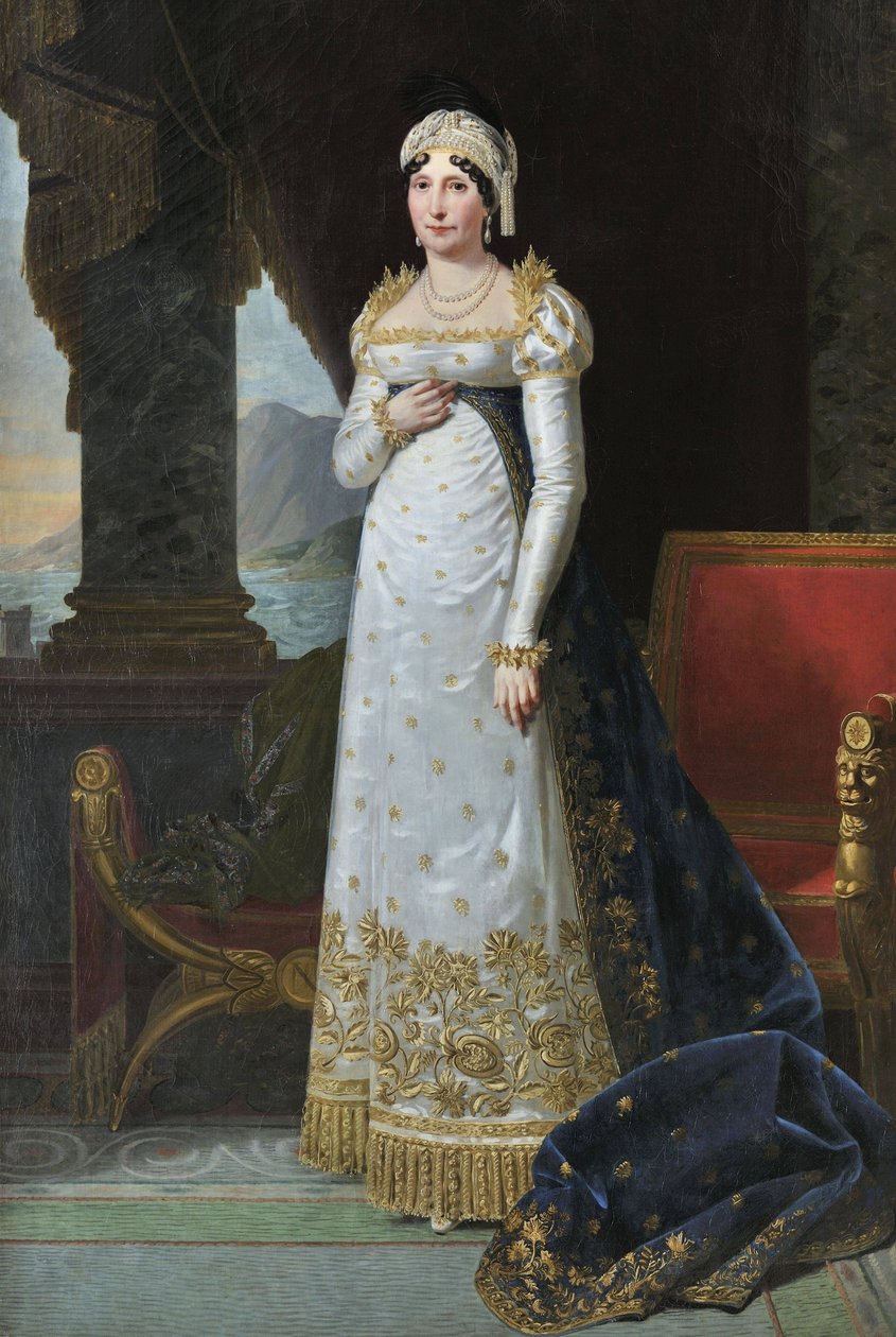 Letizia Bonaparte的肖像 作者 罗伯特·勒菲佛尔