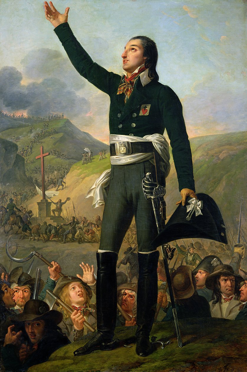 Louis Marie de Salgues（1766-93）Marquis de Lescure，1818年的肖像 作者 罗伯特·勒菲佛尔