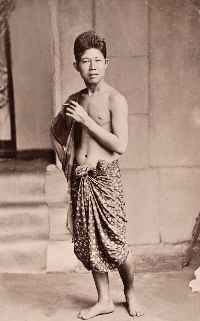 一个暹罗人，1890年 作者 罗伯特·伦茨