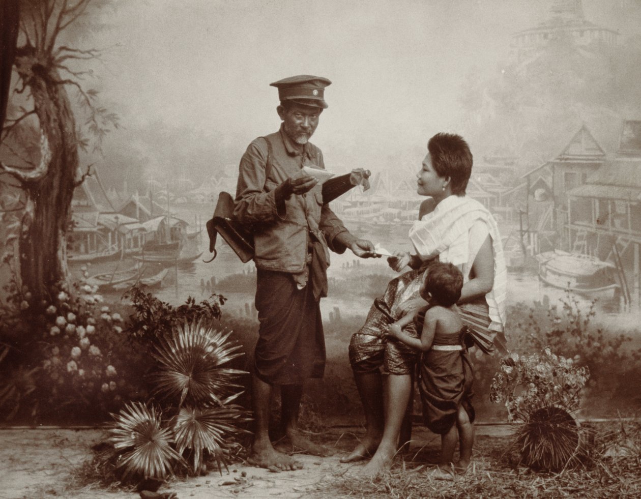 1890年在泰国的早期邮政服务 作者 罗伯特·伦茨