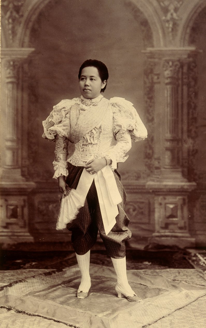 女王Saovabha Bongsri，1890年 作者 罗伯特·伦茨
