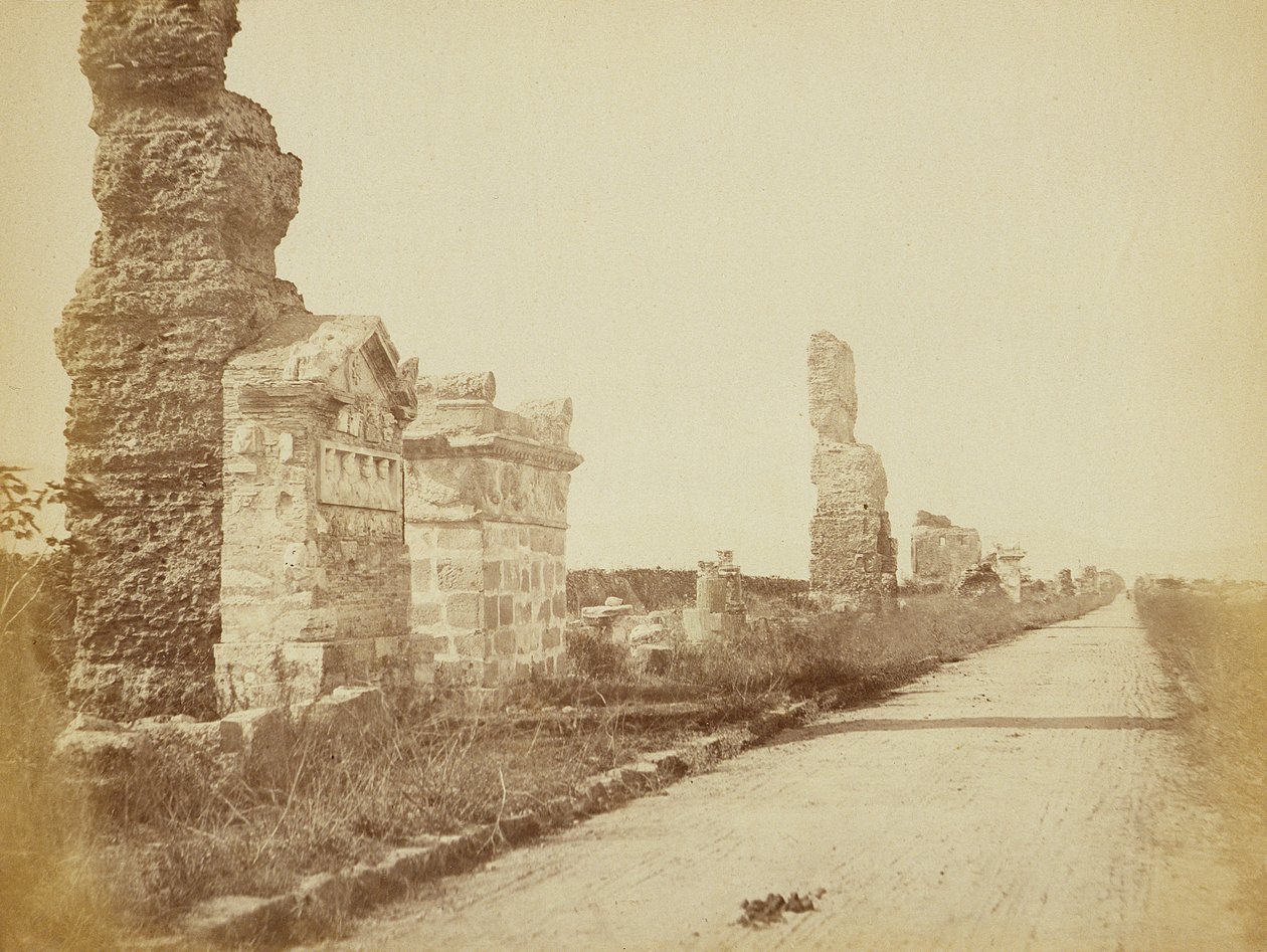 Via Appia Antica的视图 作者 罗伯特·麦克弗森