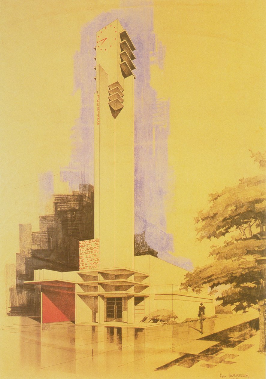信息与旅游馆，1925年 作者 罗伯特·马利特·史蒂文斯