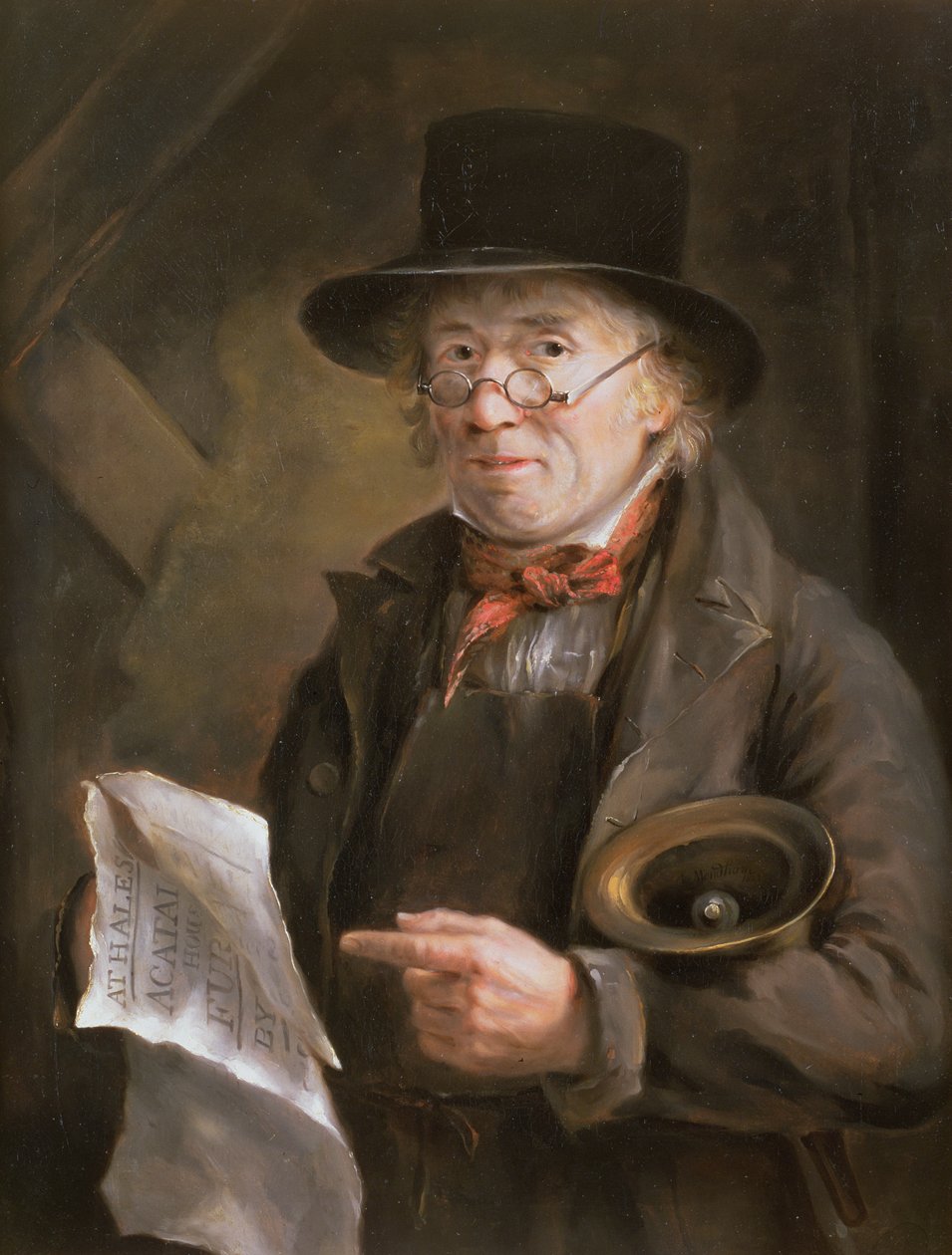 The Town Crier，1822 作者 罗伯特·门德汉