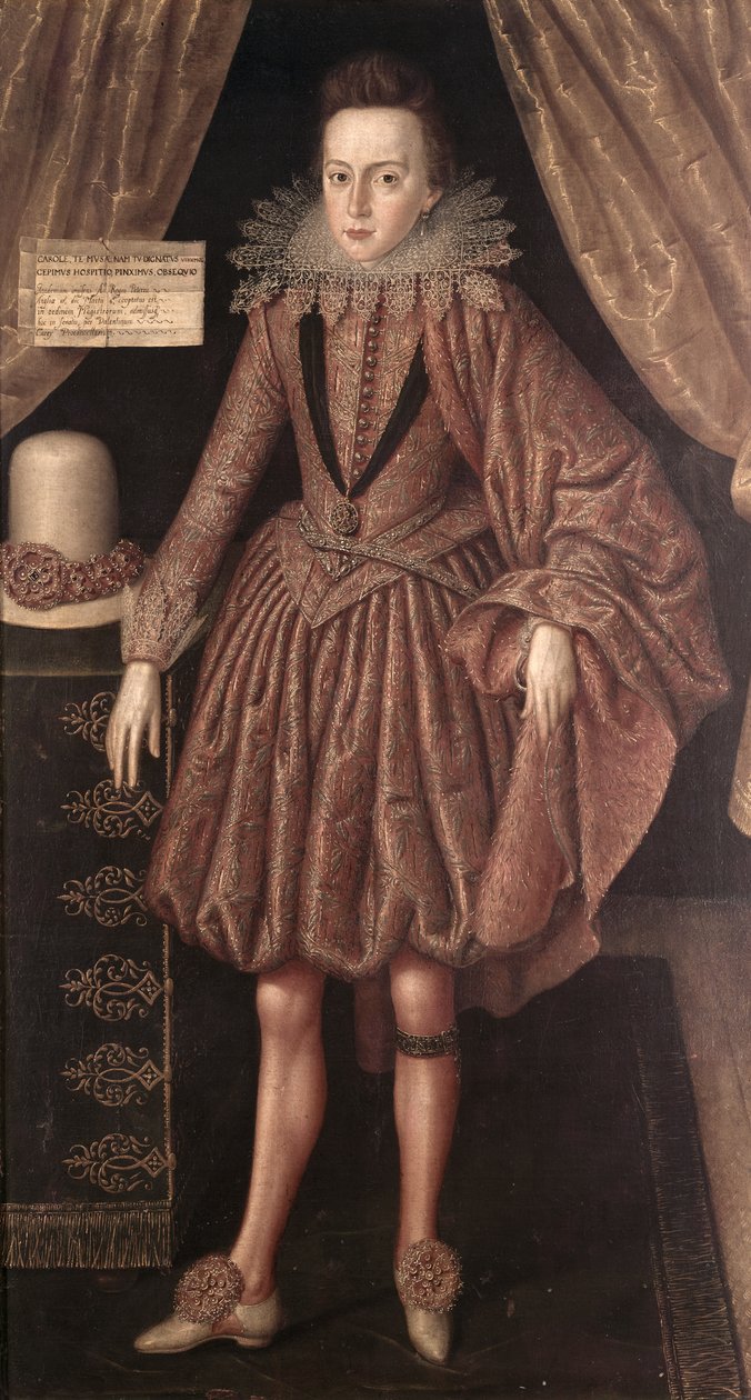 查理一世为威尔士亲王，1612-13 作者 罗伯特·皮克（Robert Peake）