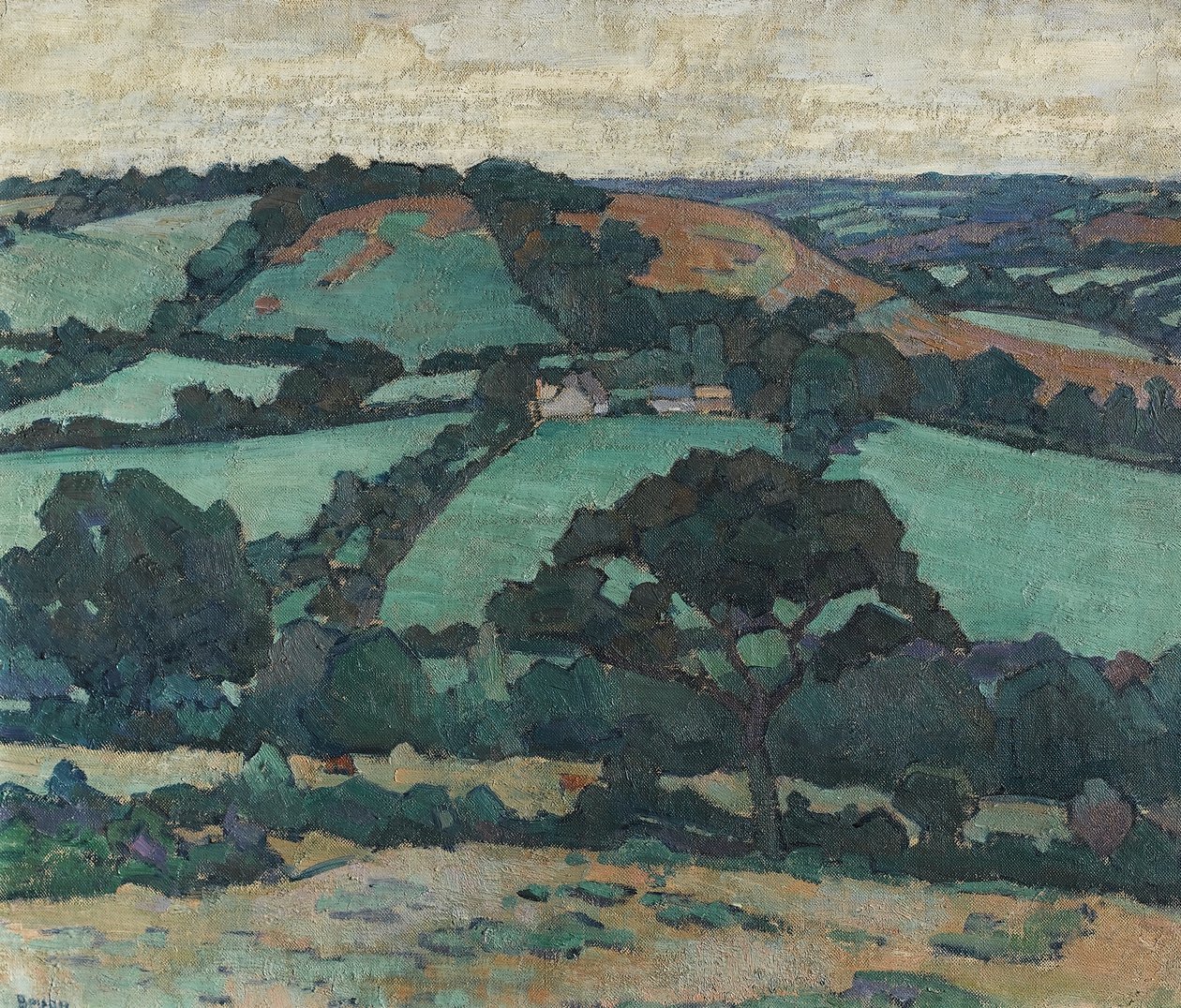 Brimley Hill，Devon，1914-16 作者 罗伯特·波希尔·贝文