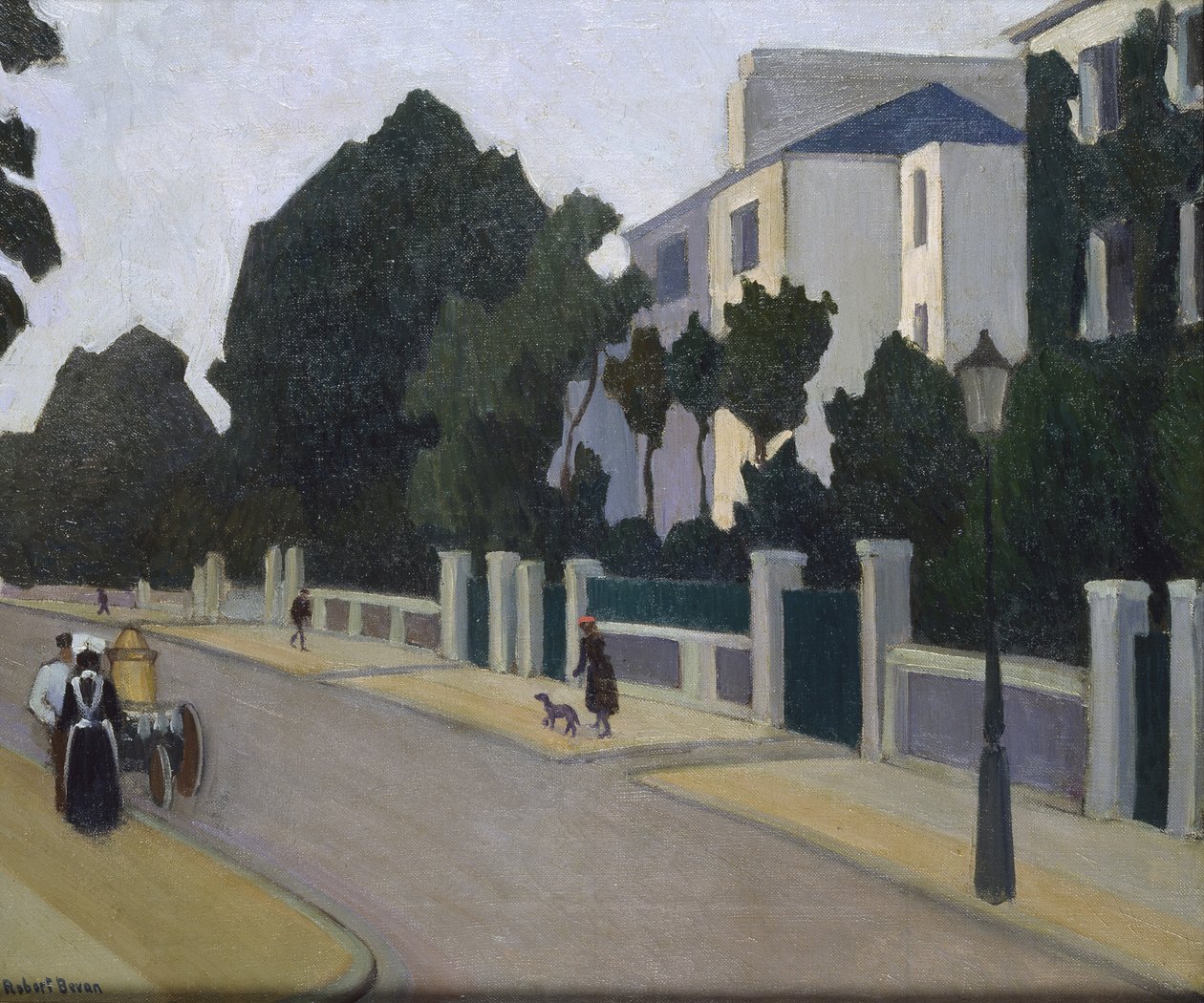 Queen&39;s Grove，St John&39;s Wood，1918 作者 罗伯特·波希尔·贝文