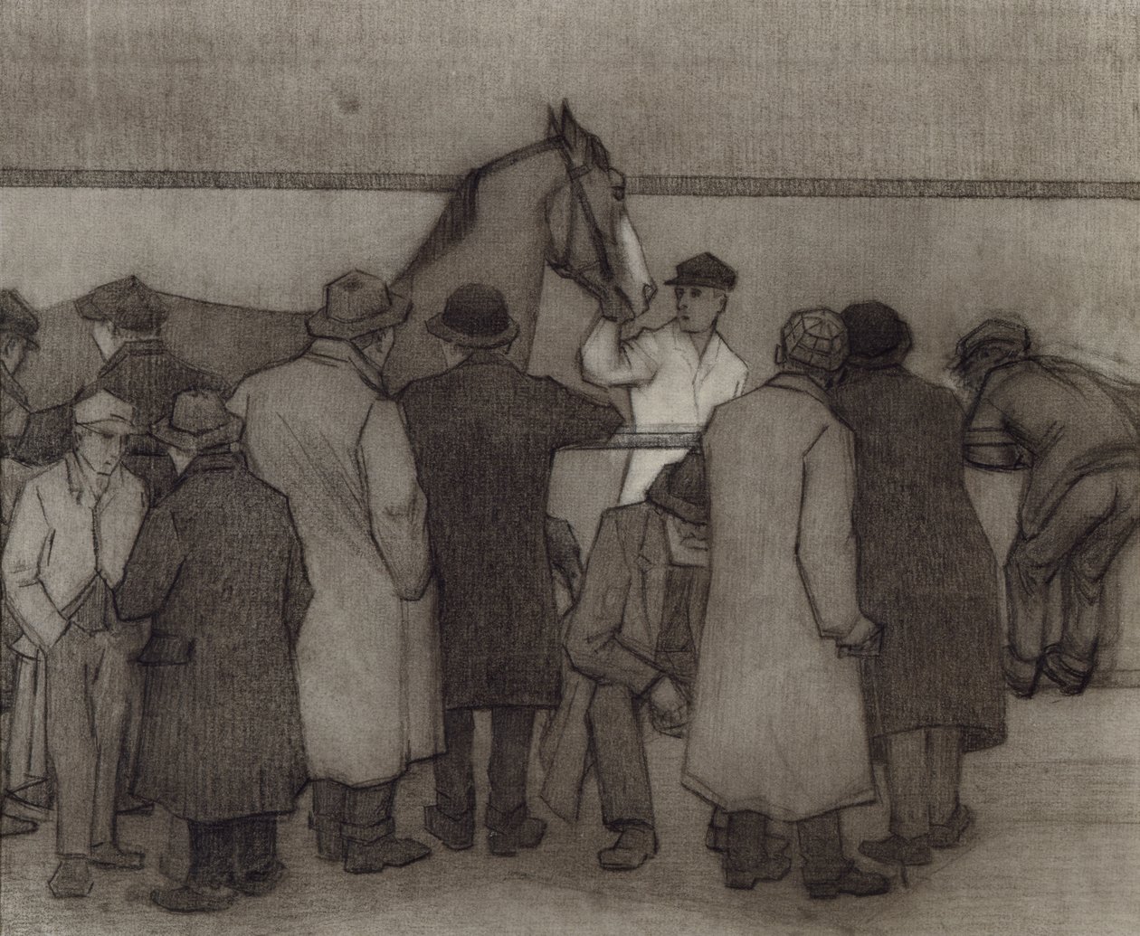 出售于Wards Repository，No.2，c.1918（纸上蜡笔和木炭） 作者 罗伯特·波希尔·贝文