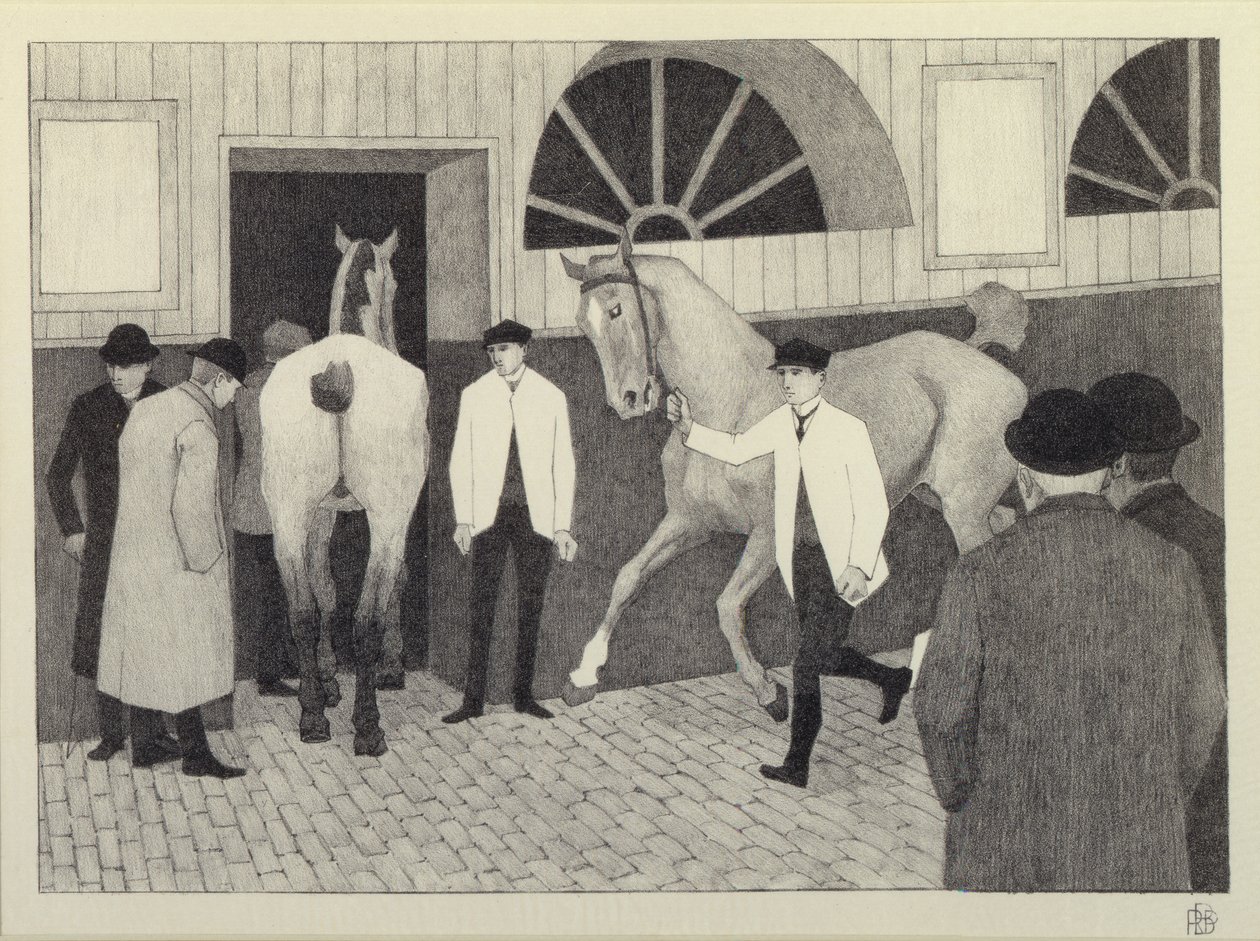 The Horse Mart（Barbican No. 1）1920 作者 罗伯特·波希尔·贝文