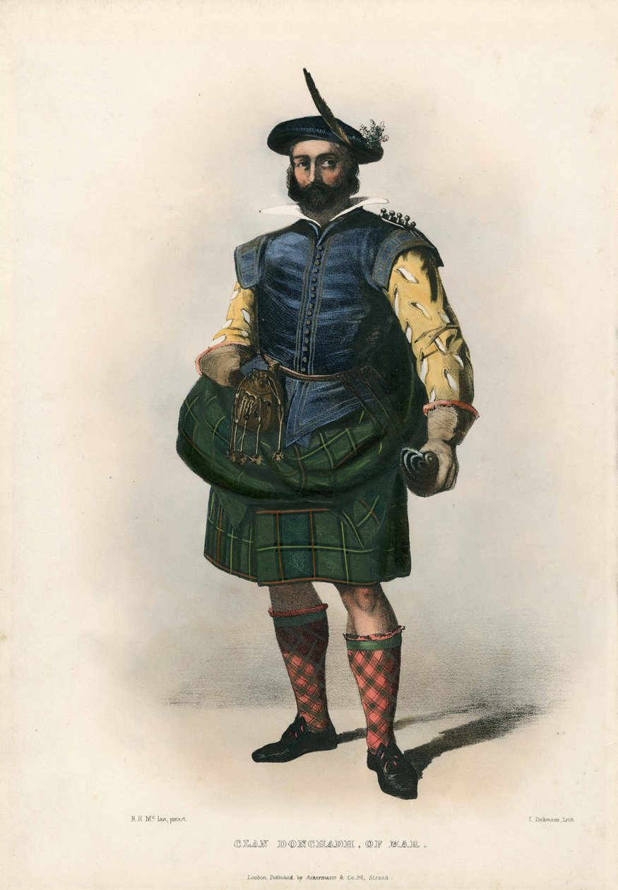 Mar的Clan Donchadh，来自苏格兰高地的氏族，1845年 作者 罗伯特·罗纳德·麦克莱恩