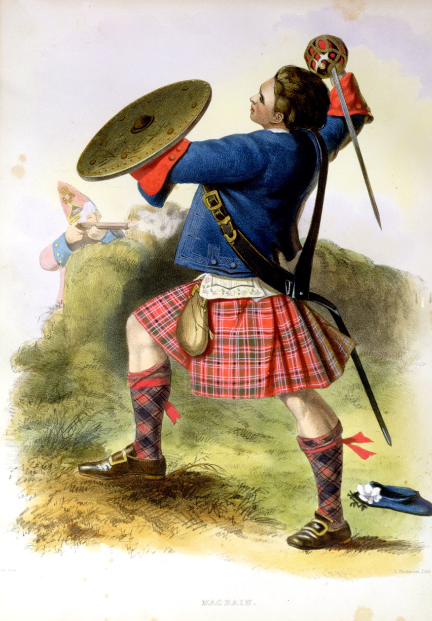 Gillies MacBean于1746年在Culloden 作者 罗伯特·罗纳德·麦克莱恩