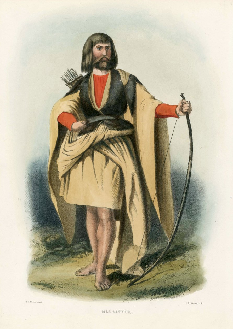 Mac Arthur，来自苏格兰高地的氏族，1845年 作者 罗伯特·罗纳德·麦克莱恩
