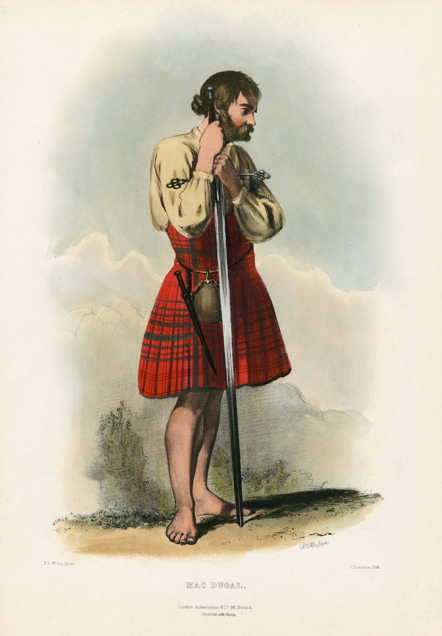 Mac Dugal，来自苏格兰高地的氏族，1845年 作者 罗伯特·罗纳德·麦克莱恩
