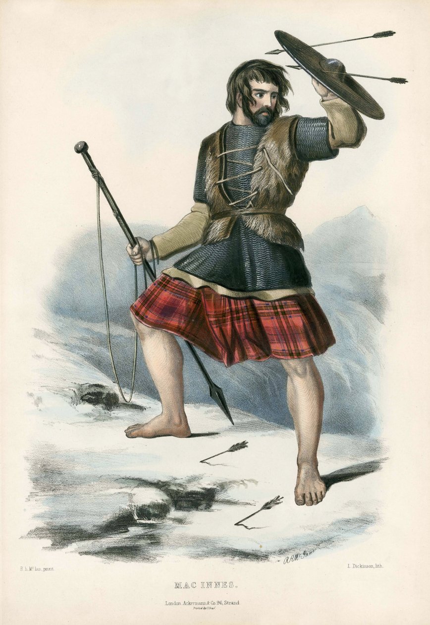 Mac Innes，来自苏格兰高地的氏族，pub.1845 作者 罗伯特·罗纳德·麦克莱恩