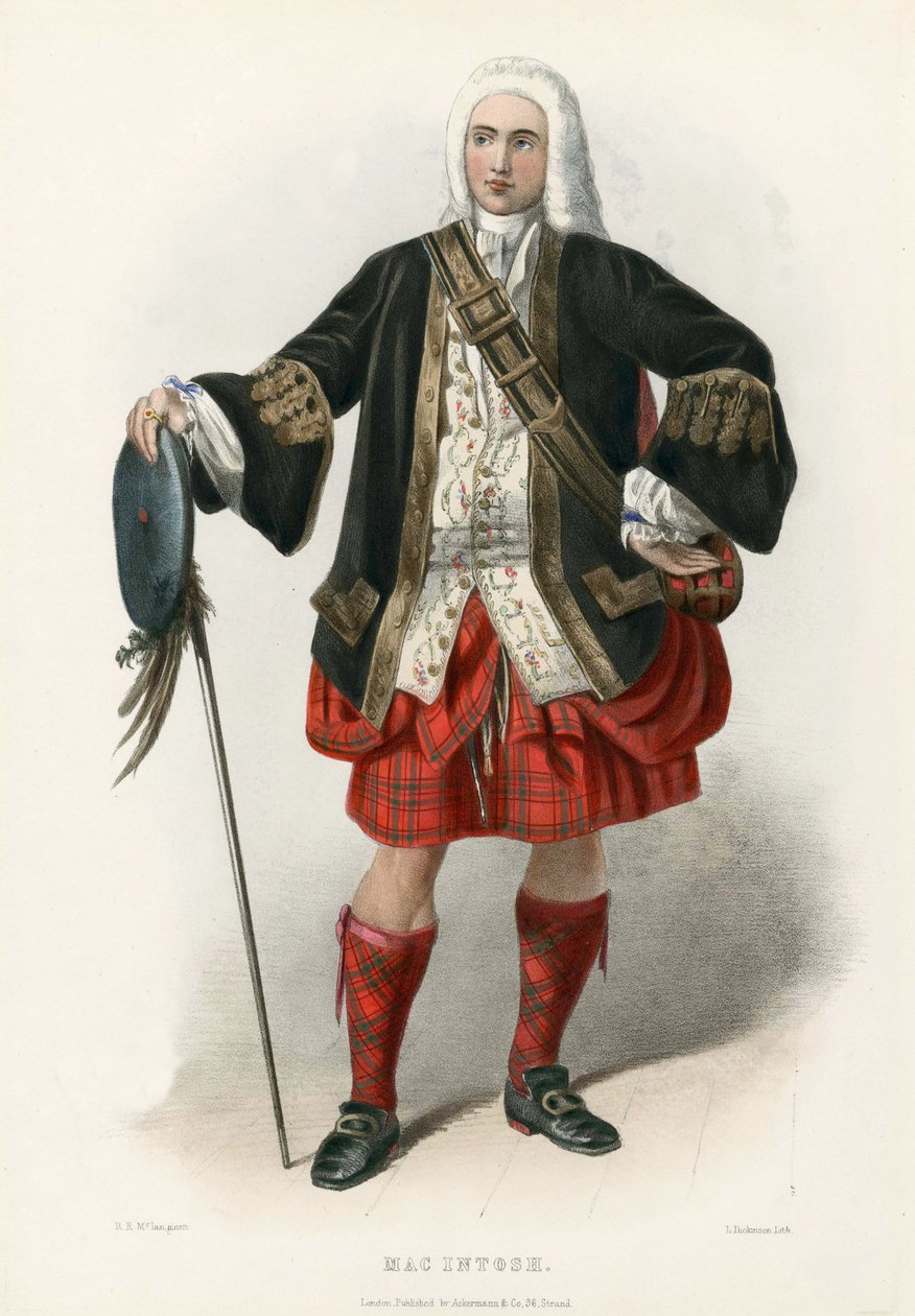 Mac Intoch，来自苏格兰高地的氏族，pub.1845 作者 罗伯特·罗纳德·麦克莱恩