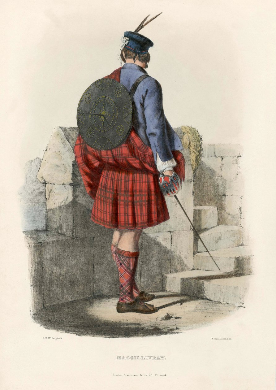 Macgillivray，来自苏格兰高地的氏族，pub.1845 作者 罗伯特·罗纳德·麦克莱恩