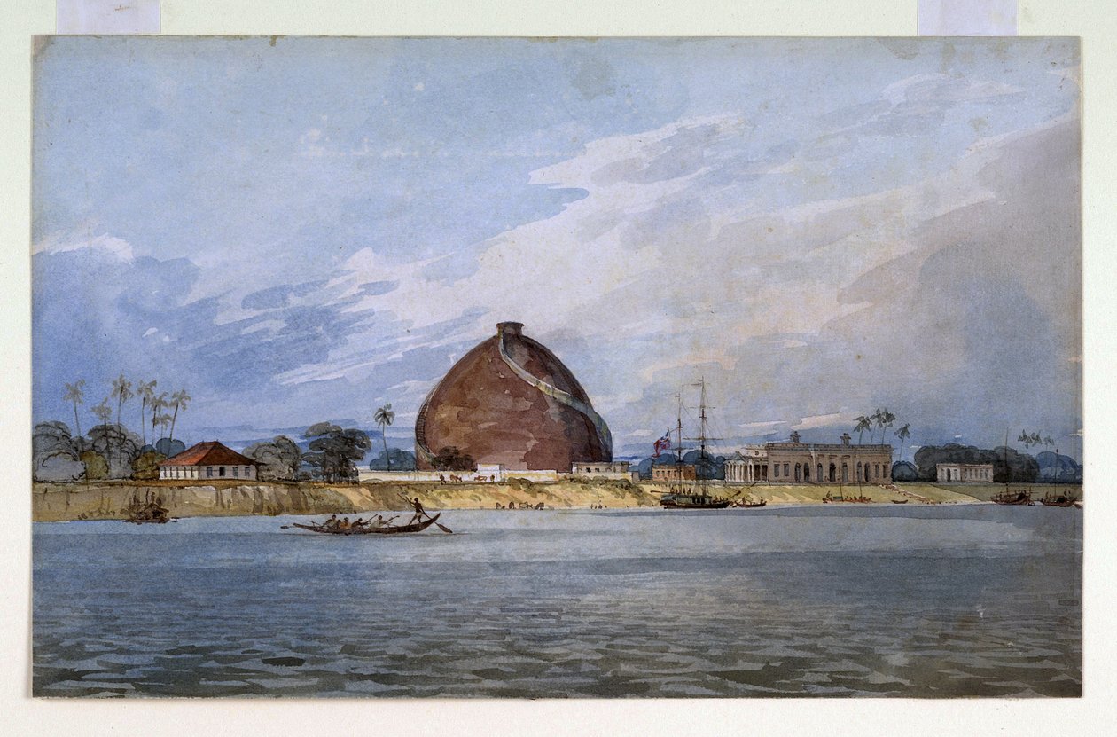 Banklur的Golghar，在Patna附近，1814-15 作者 罗伯特·史密斯