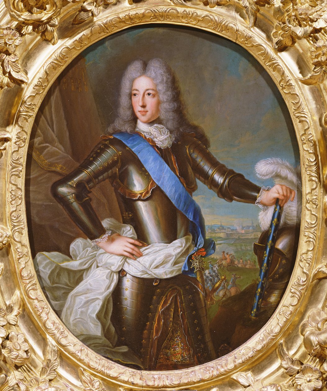 Condé王子Louis Henri de Bourbon的肖像 作者 罗伯特·图尼尔