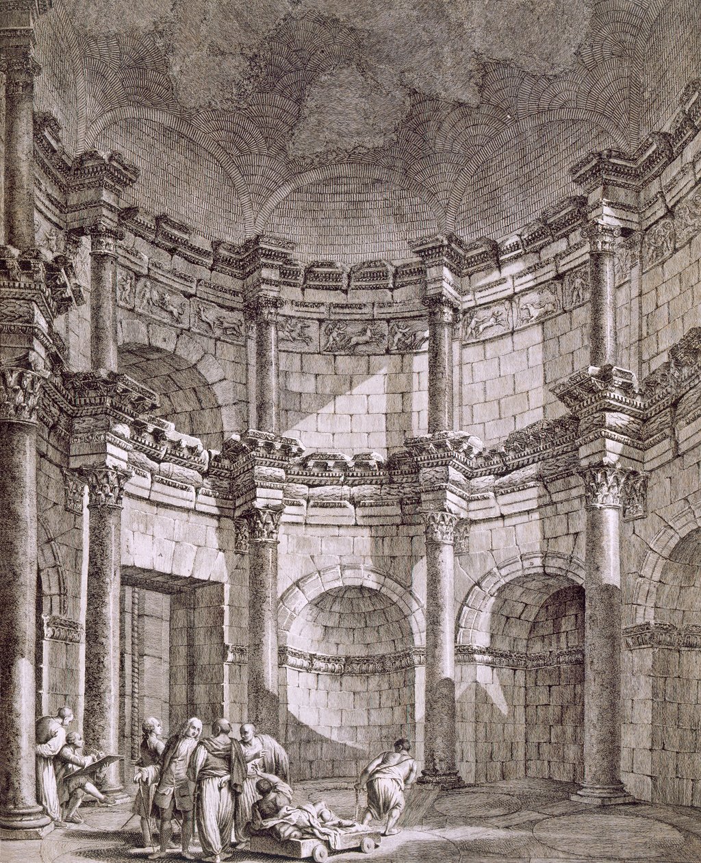 朱庇特神庙》，出版。1764.   作者 罗伯特·亚当