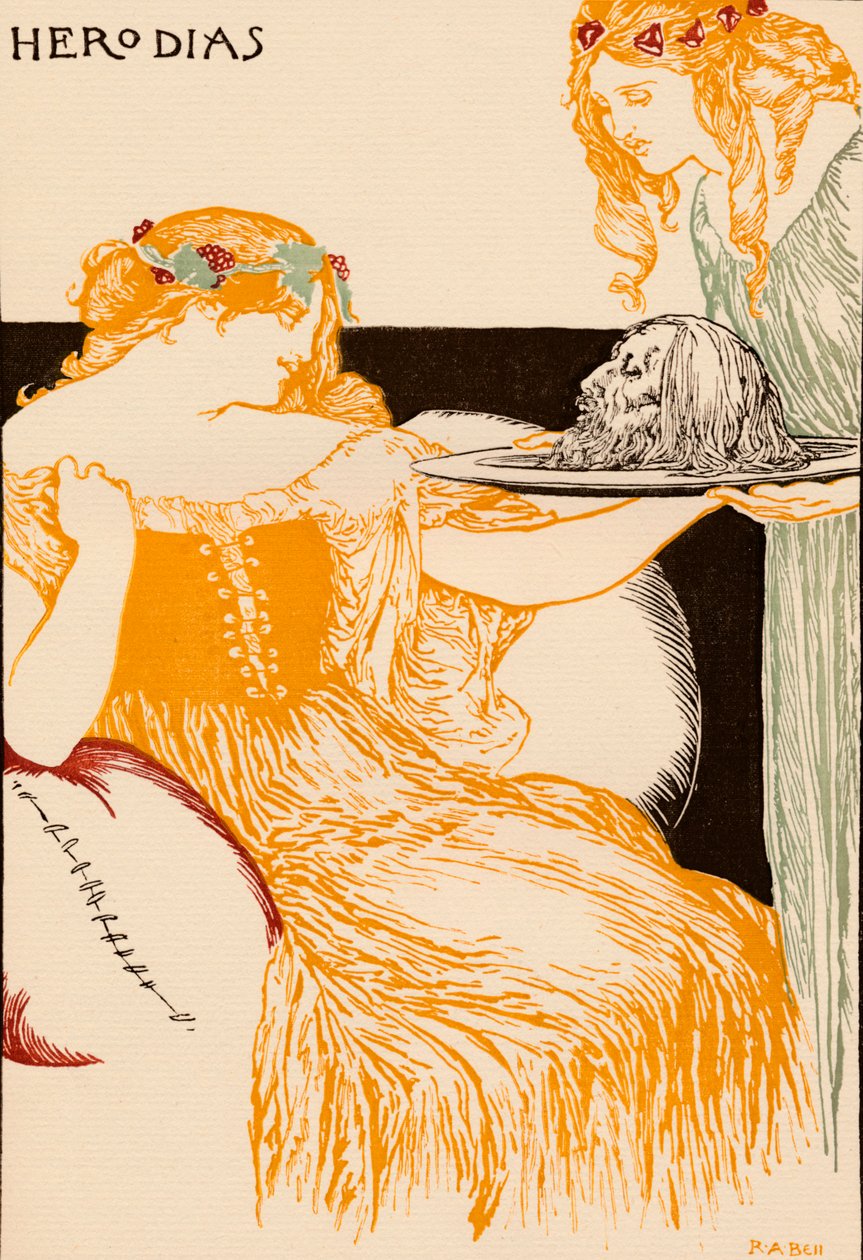 Herodias，1896年，1898年 作者 罗伯特·安宁·贝尔