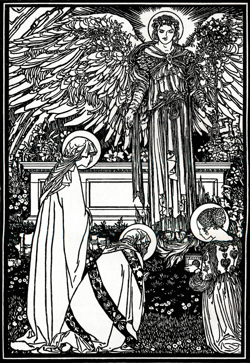祭坛画插图，1892年，1897年 作者 罗伯特·安宁·贝尔