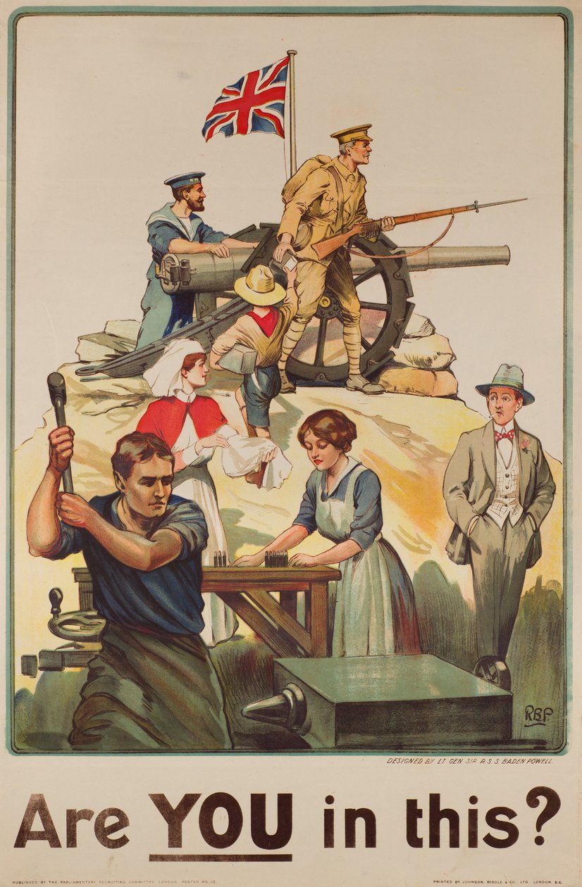你在这吗？，1915年 作者 罗伯特·巴登·鲍威尔