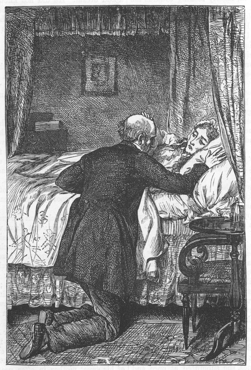 文书生活场景中的场景，乔治·埃利奥特（George Eliot），1883年 作者 罗伯特·布朗