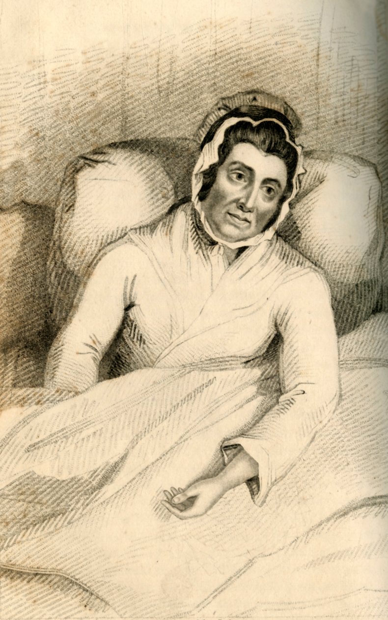 伊丽莎白·伍德考克（Elizabeth Woodcock）-1821年将近8天被埋在雪中 作者 罗伯特·库珀