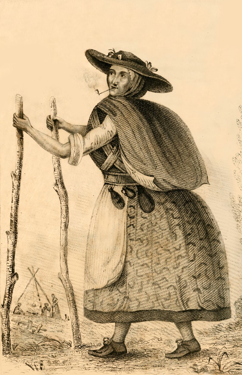 珍妮·达尼（Jenny Darney），1821年在坎伯兰郡的杰出人物。 作者 罗伯特·库珀