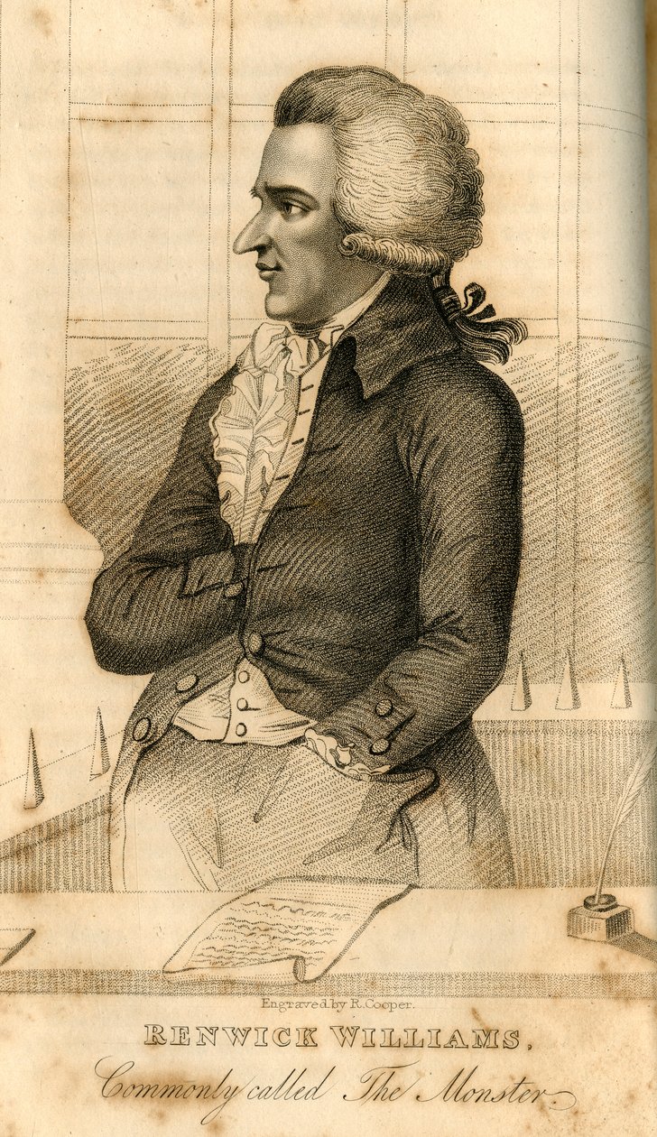 Renwick Williams，俗称“怪物”，1822年。 作者 罗伯特·库珀