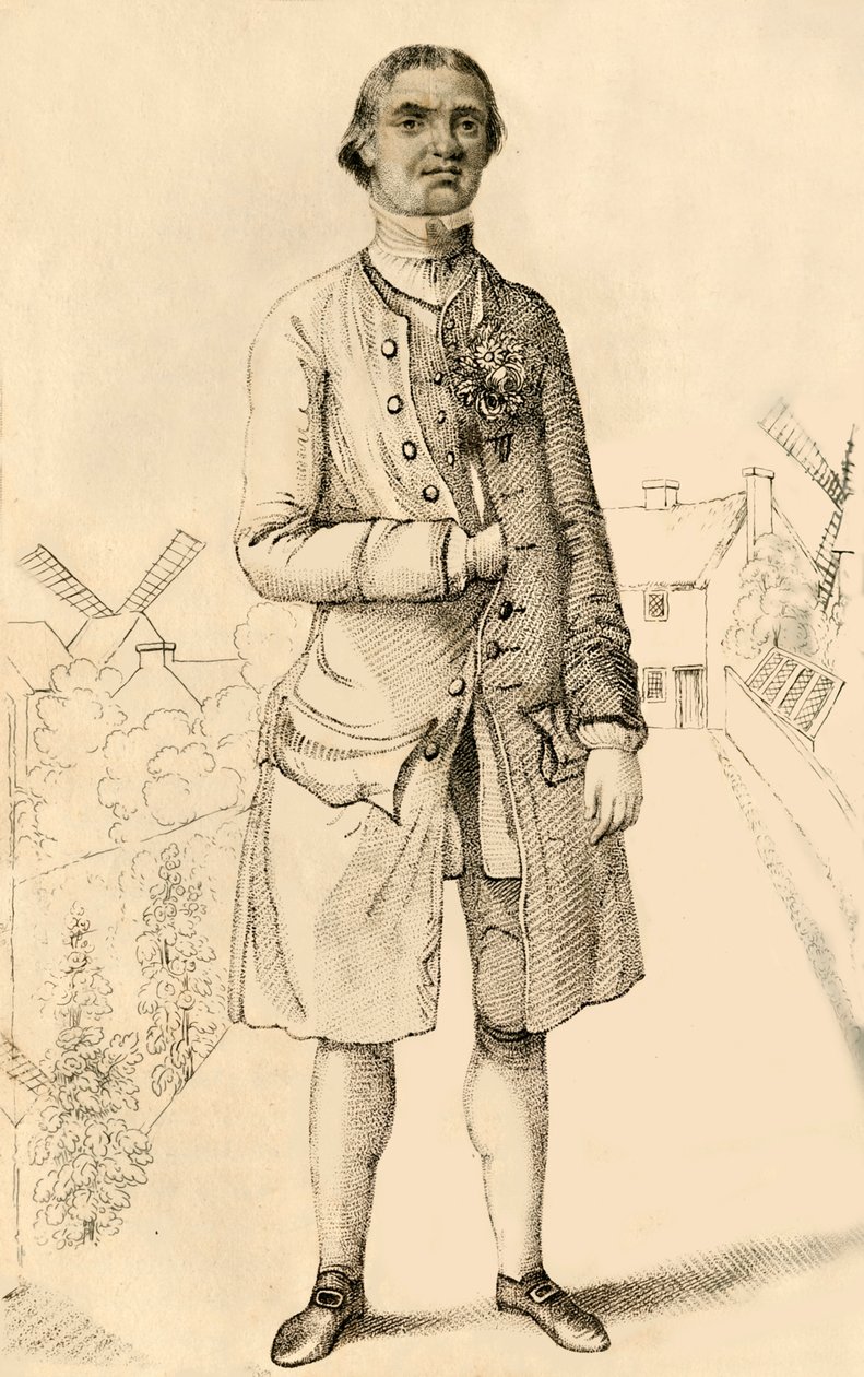 托马斯·伍德（Thomas Wood），《节制的米勒》，1821年。 作者 罗伯特·库珀