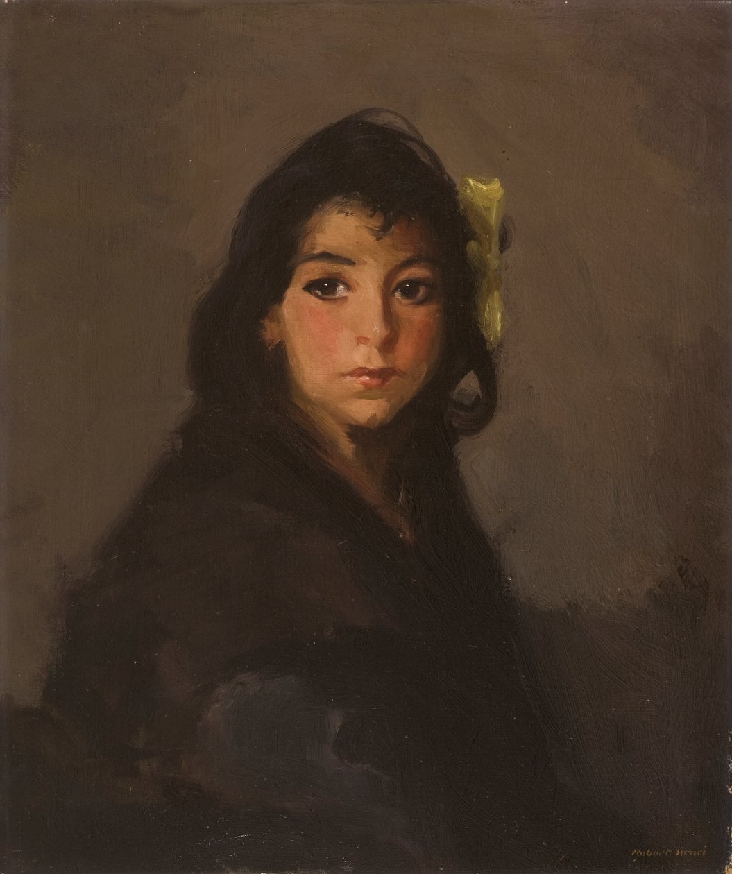 吉普赛女郎，1912年 作者 罗伯特·科扎德·亨利