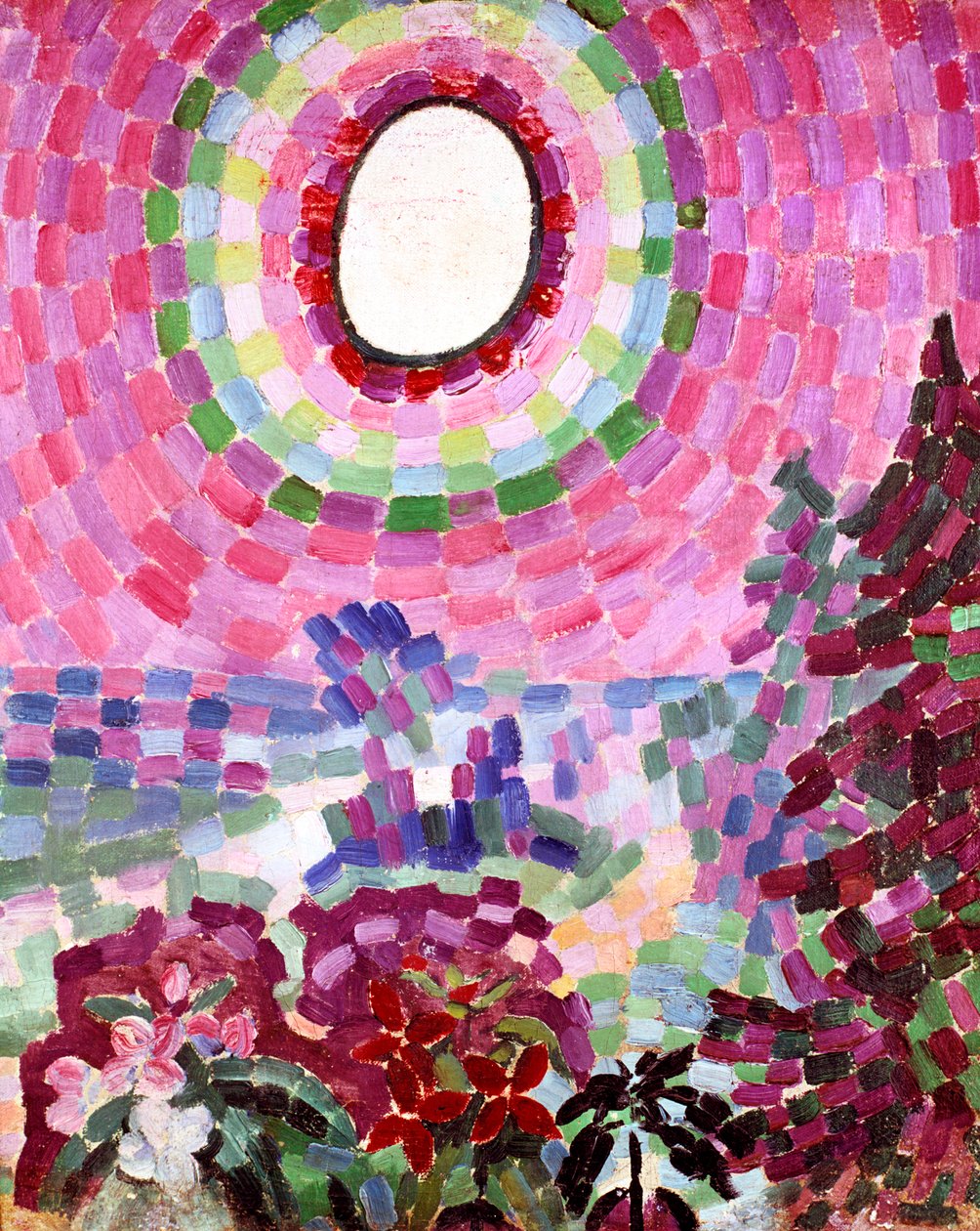 碟片通过，1906年 作者 罗伯特·德劳内