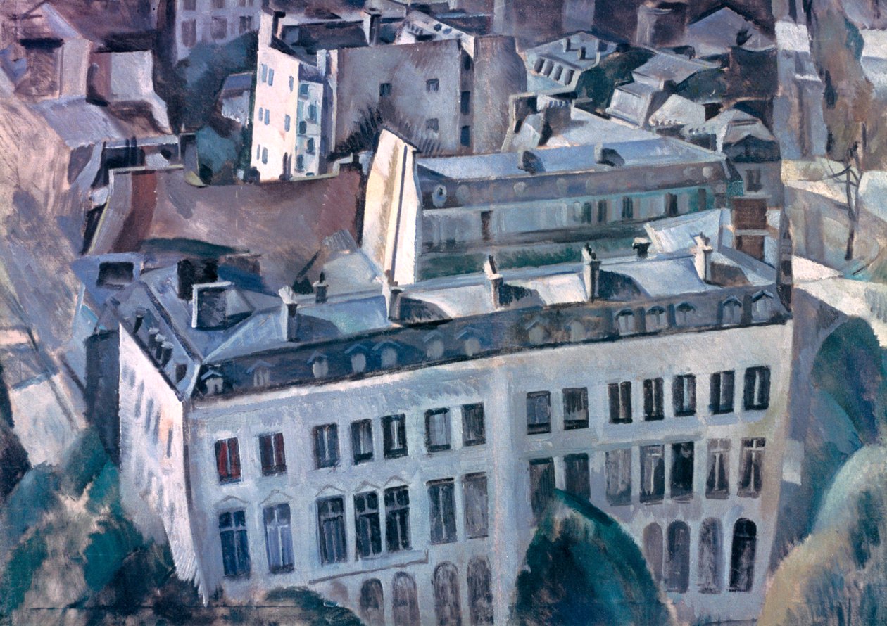 为“城市”研究，1909-1910年 作者 罗伯特·德劳内