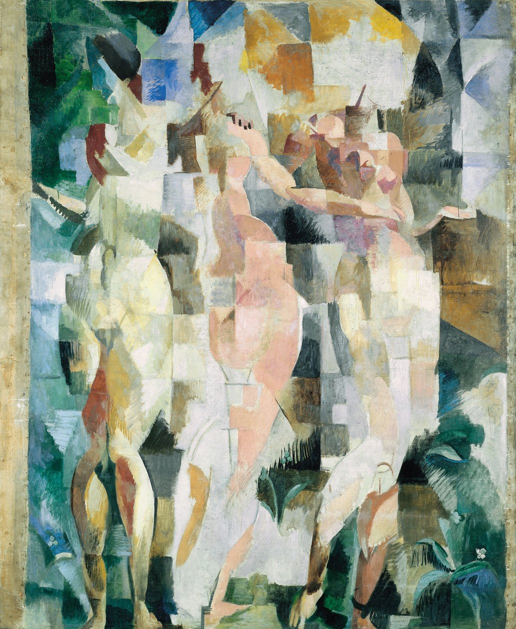 三圣母》；Les Trois Graces 作者 罗伯特·德劳内