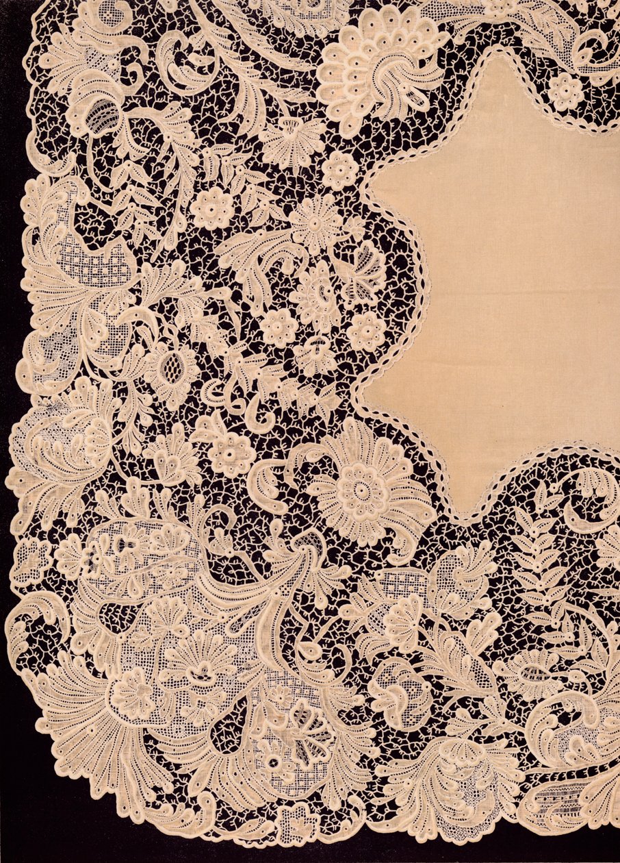 爱尔兰制造花边手帕，1863年。 作者 罗伯特·杜德利