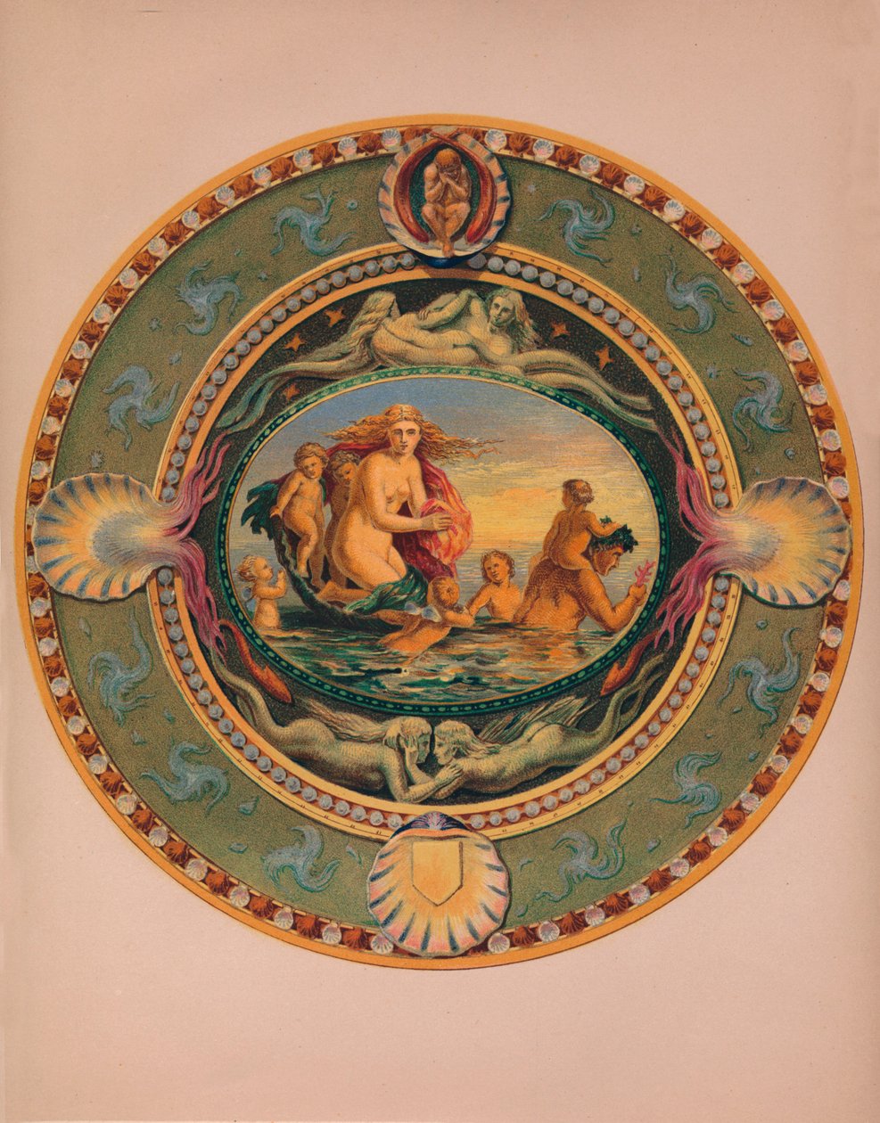Majolica Ware高原，1863年。 作者 罗伯特·杜德利