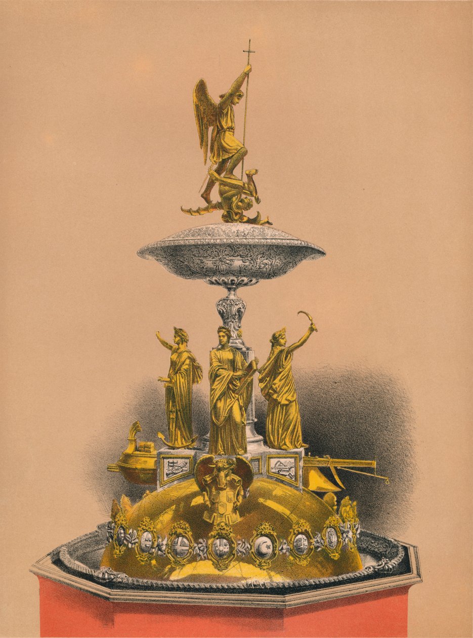 给Burgomaster C. De Bruckere的演示文稿，1893年。 作者 罗伯特·杜德利