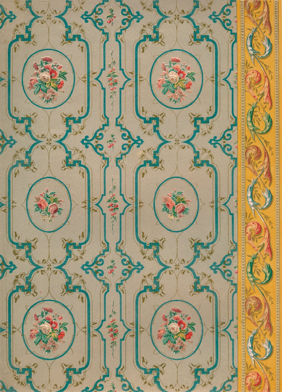 挂毯挂饰，1893年。 作者 罗伯特·杜德利