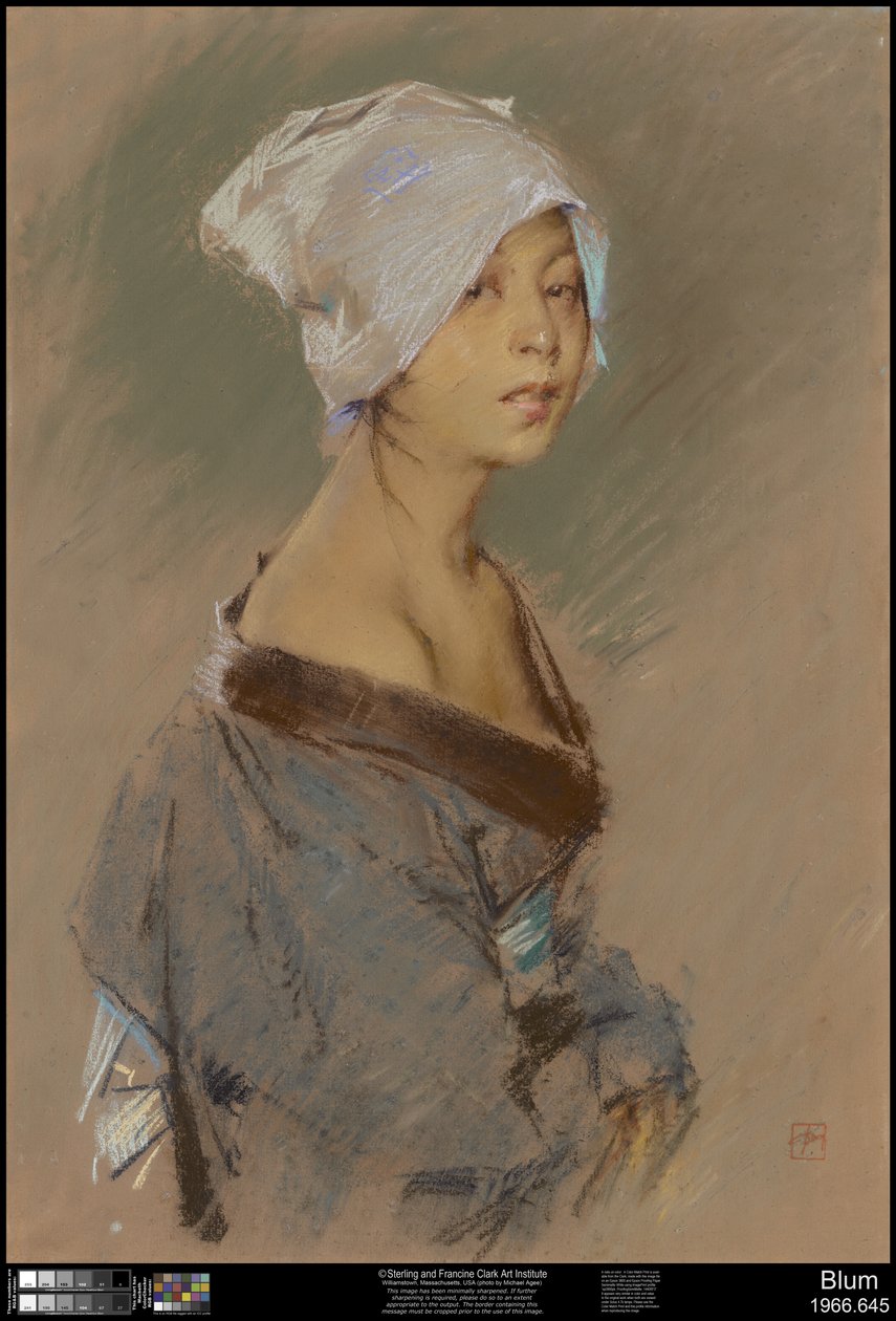 日本女孩，1890年 作者 罗伯特·弗雷德里克·布鲁姆