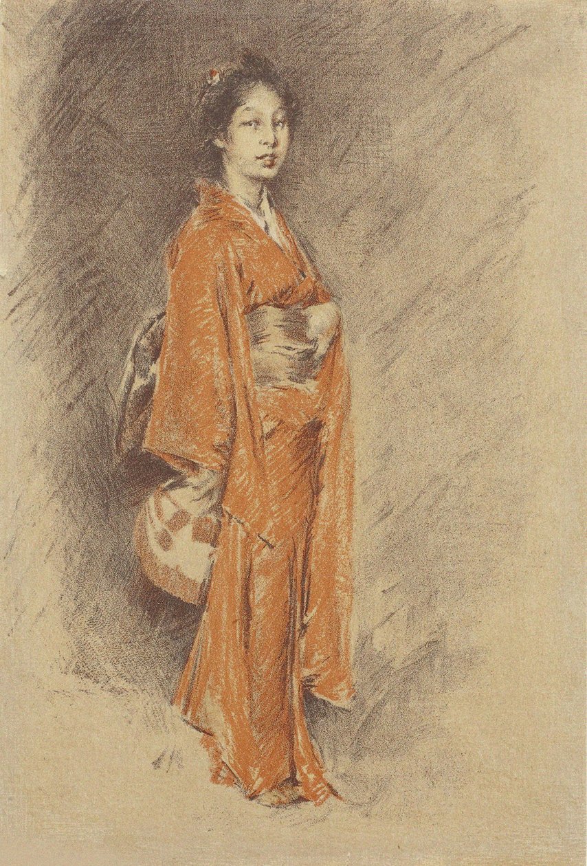 和服的日本女人 作者 罗伯特·弗雷德里克·布鲁姆