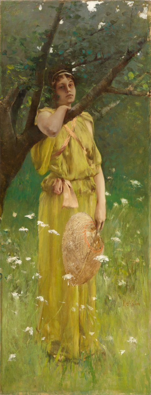 遐想》，约1883-1884（布面油画） 作者 罗伯特·弗雷德里克·布鲁姆