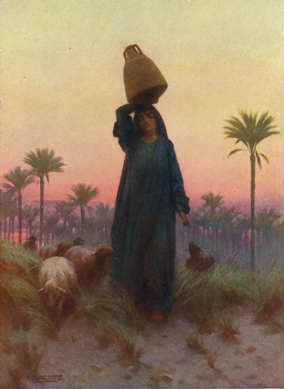 米兹赖姆的女儿，c1880年，1904年 作者 罗伯特·乔治·塔尔伯特·凯利