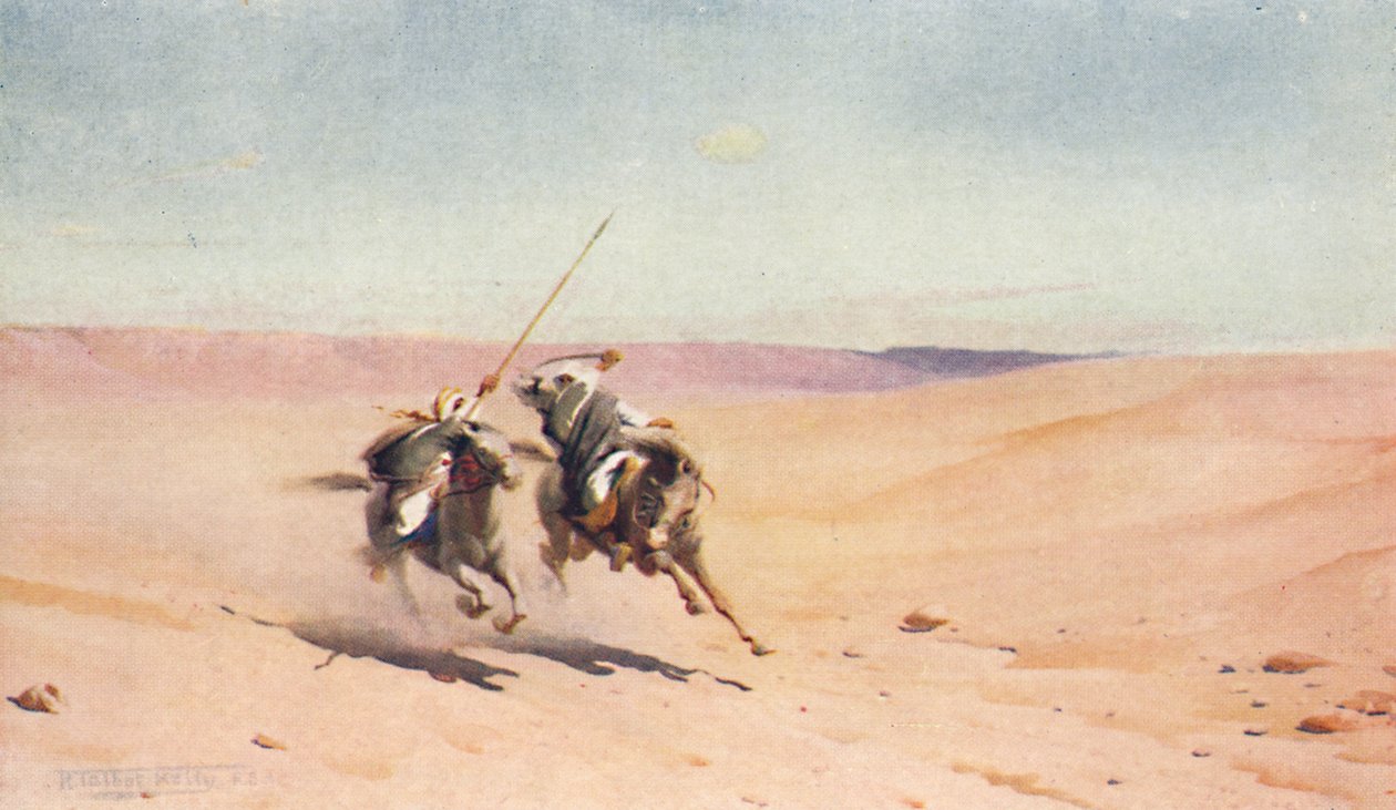 决斗，c1880，1904年 作者 罗伯特·乔治·塔尔伯特·凯利